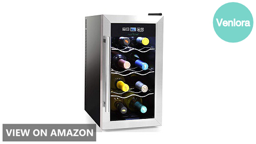 NutriChef 8 Bottle Thermoelectric Wine Cooler