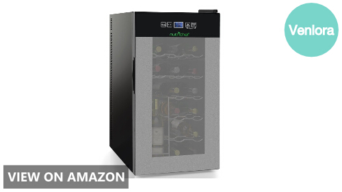 Nutrichef 18 Bottle Thermoelectric Wine Cooler Refrigerator