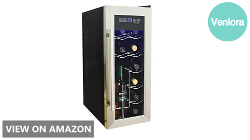 NutriChef 12 Bottle Thermoelectric Wine Cooler / Chiller