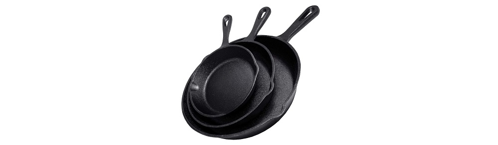 Simple Chef Cast Iron Skillet 3-Piece Review